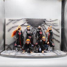 Load image into Gallery viewer, Naruto Akatsuki Anime Figure 37cm 6 Pcs Uchiha Itachi Madara Konan Hidan Ninja Action Figurine Decor Model Collection Toy Gift
