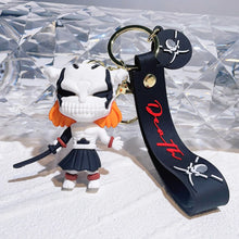 Load image into Gallery viewer, Anime BLEACH Figure Doll Toy Kurosaki Ichigo Model Keychain Backpack Ornament Keyrings Car Pendant Key Holder Kids Xmas Gifts
