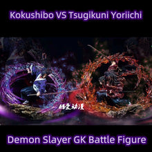 Load image into Gallery viewer, Demon Slayer Kokushibo VS Tsugikuni Yoriichi Battle Ver. W/ LED LIGHT Figure 1PC
