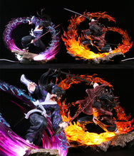 Load image into Gallery viewer, Demon Slayer Kokushibo VS Tsugikuni Yoriichi Battle Ver. W/ LED LIGHT Figure 1PC
