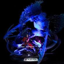 Load image into Gallery viewer, Naruto Anime Uchiha Madara Figure Full-Body Susanoo Form Light up GK Statue Figure 36cm
