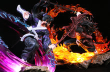 Load image into Gallery viewer, Demon Slayer Kokushibo VS Tsugikuni Yoriichi Battle Ver. W/ LED LIGHT Figure 1PC
