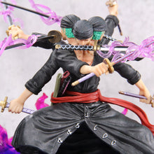 Load image into Gallery viewer, Roronoa Zoro Anime Figure One Piece luffy&#39;s crew pvc model Statue 40Cm Boxed
